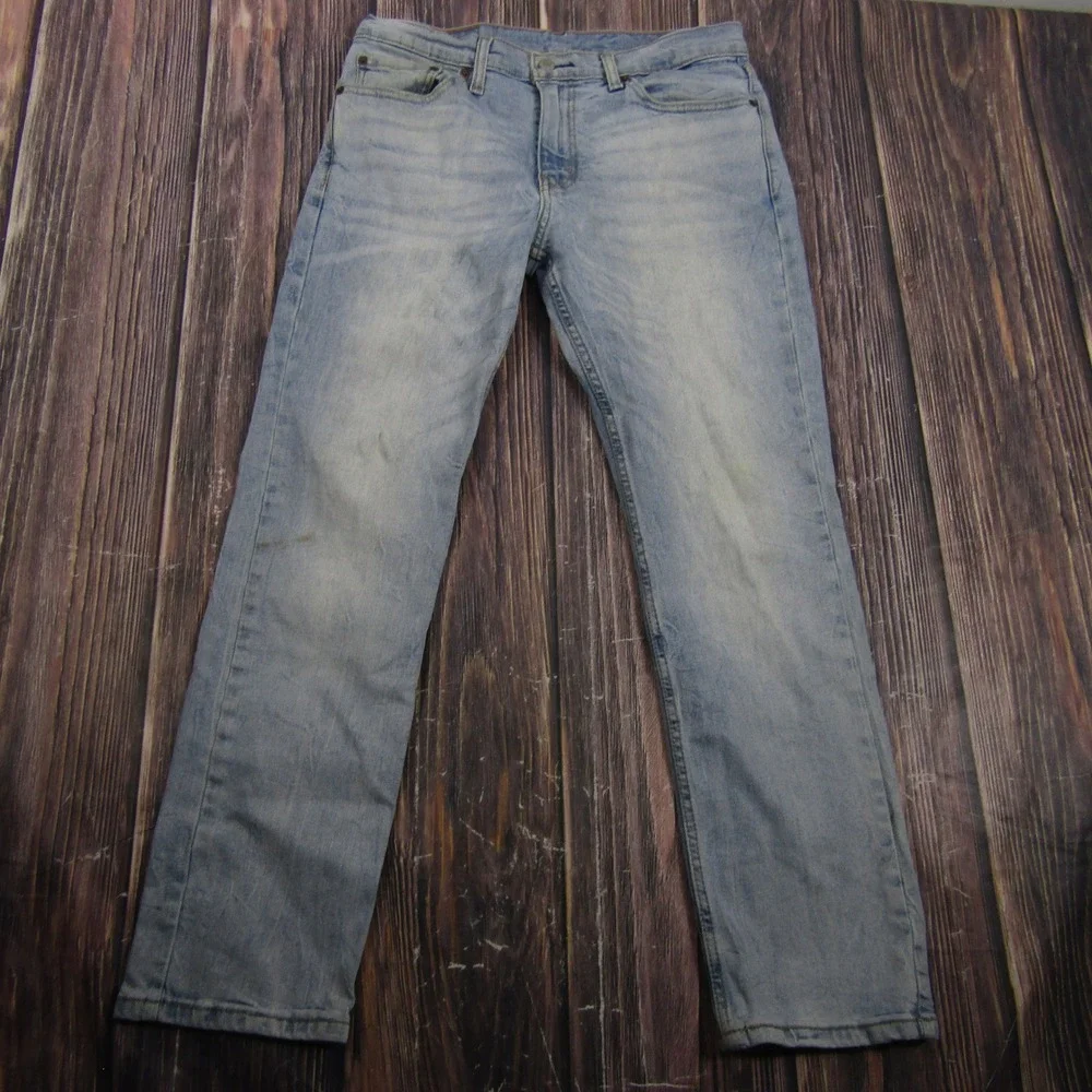Levi's 511 Slim Fit Jeans Mens 32x29 Light Wash Blue Denim 04511-1432